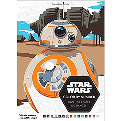 Star Wars Color by Number - by Lucasfilm Ltd - Paperback