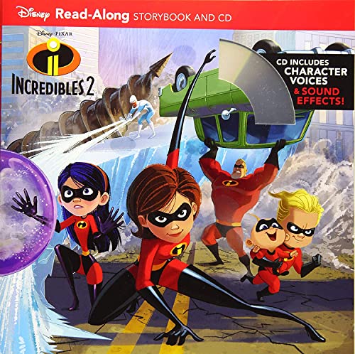 Incredibles 2 Read-Along Storybook and CD (Read-Along Storybook & CD)