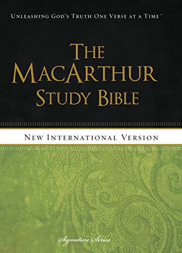 NIV, The MacArthur Study Bible, Hardcover: Holy Bible, New International Version (Signature)