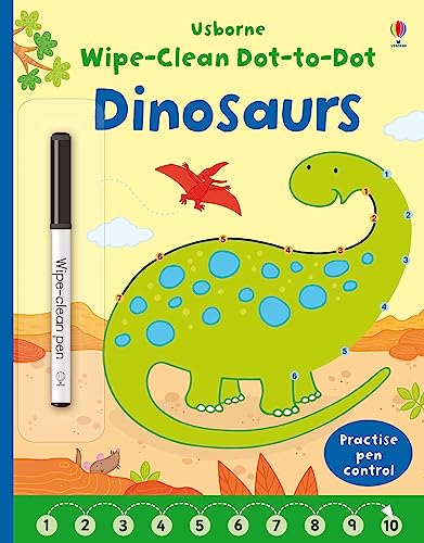 Wipe clean Dot to dot Dinosaurs