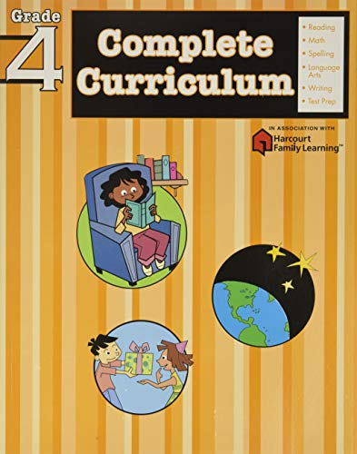 Complete Curriculum: Grade 4 (Flash Kids Harcourt Family Learning)