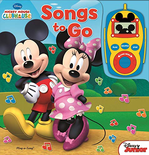 Disney - Mickey Mouse and Minnie Mouse Digital Music Player Sound Book - Songs to Go - Play-a-Song - PI Kids