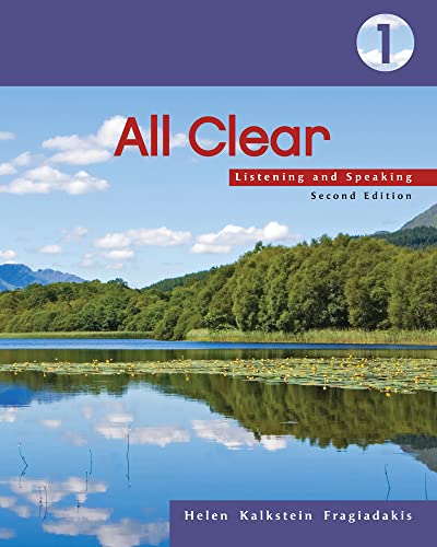 All Clear 1: Listening and Speaking, 2nd Edition