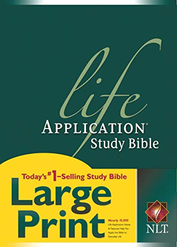 NLT Life Application Study Bible, Second Edition, Large Print (Red Letter, Hardcover)