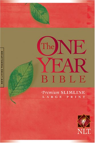 The One Year Bible NLT, Premium Slimline Large Print edition