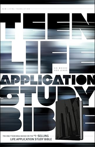 Tyndale NLT Teen Life Application Study Bible (LeatherLike, Steel), NLT Study Bible with Notes and Features, Full Text New Living Translation