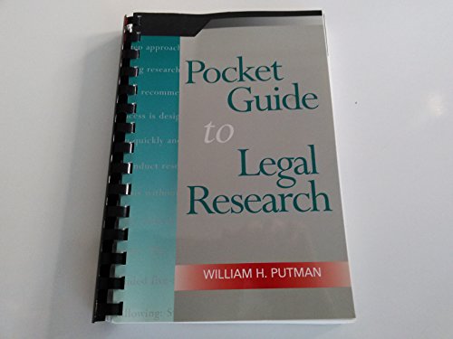 Pocket Guide to Legal Research, Spiral bound Version