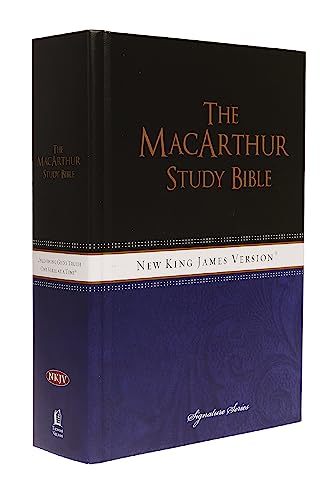 NKJV, The MacArthur Study Bible, Large Print, Hardcover: Holy Bible, New King James Version