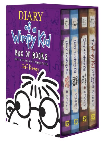 Diary of a Wimpy Kid Box of Books: Books 5-7 & the Do-it-yourself Book