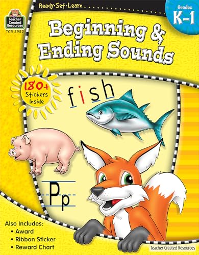 Teacher Created Resources Ready-Set-Learn: Beginning & Ending Sounds