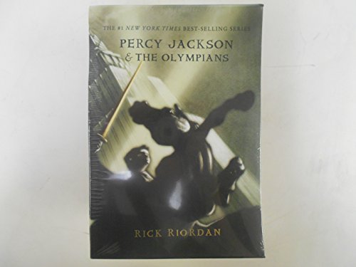 Cover of Percy Jackson pbk 5-book boxed set (Percy Jackson & the Olympians) by Riordan, Rick, paperback Book