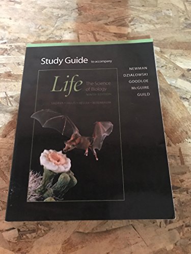 Cover of Study Guide to Accompany: Life, the Science of Biology, 9th Edition by Sadava, David E., Paperback Book
