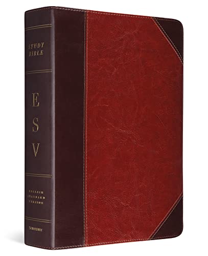 ESV Study Bible (TruTone, Brown/Cordovan, Portfolio Design)