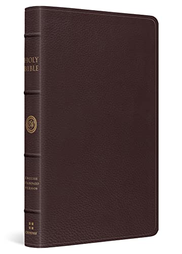 ESV Large Print Thinline Reference Bible (Brown)