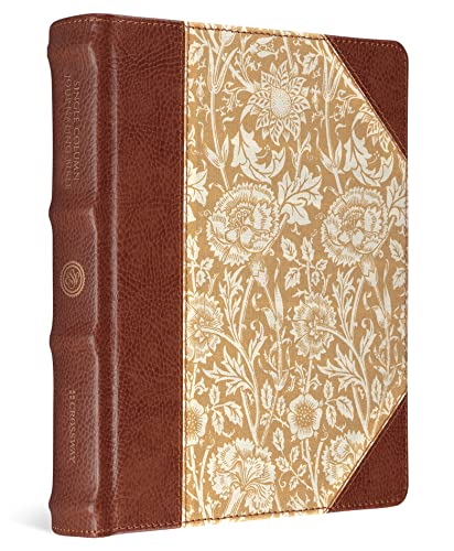 ESV Single Column Journaling Bible (Cloth Over Board, Antique Floral Design)