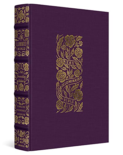 ESV Illuminated™ Bible, Art Journaling Edition (Cloth over Board, Eggplant)