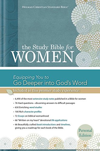 The Study Bible for Women: HCSB Personal Size Edition, Printed Hardcover