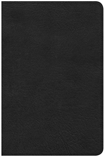 CSB Compact Ultrathin Bible, Black LeatherTouch