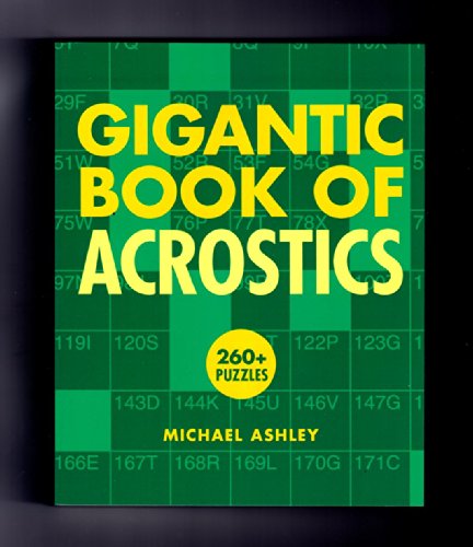 Gigantic Book of Acrostics by Michael Ashley