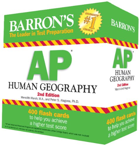 Barron's AP Human Geography Flash Cards
