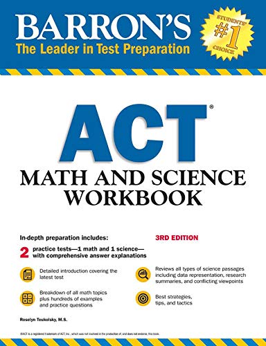 ACT Math and Science Workbook (Barron's ACT Prep)