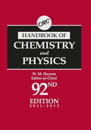 CRC Handbook of Chemistry and Physics, 92nd Edition
