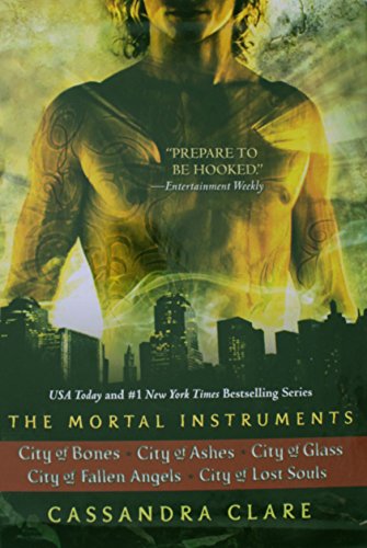 The Mortal Instruments: City of Bones; City of Ashes; City of Glass; City of Fallen Angels; City of Lost Souls