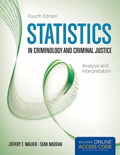 Statistics in Criminology and Criminal Justice: .