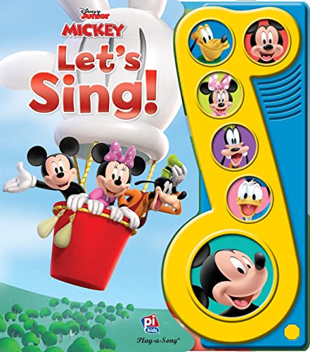 Disney Mickey Mouse Clubhouse - Let's Sing! Little Music Note Sound Book - PI Kids