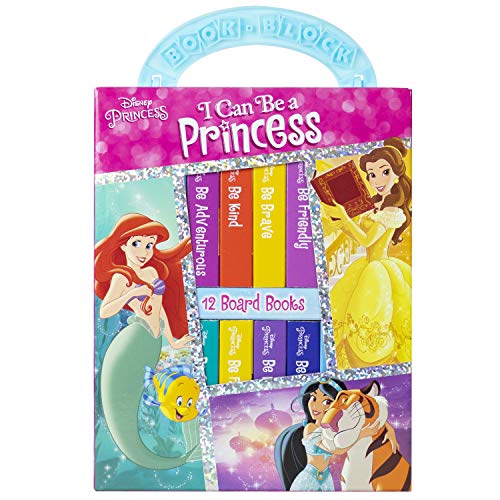 Disney Princess - I Can Be Princess My First Library Board Book Block 12-Book Set - PI Kids