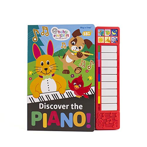 Baby Einstein - Discover the Piano Music Sound Book with Built-In Keyboard - PI Kids