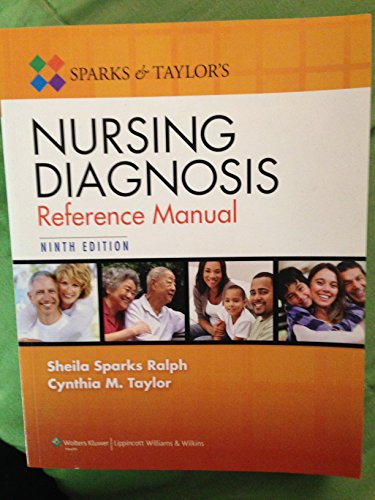 Cover of Sparks & Taylor's Nursing Diagnosis Reference Manual by Ralph, Sheila Sparks, R.N., Ph.D., paperback Book