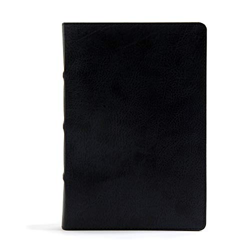 CSB Pastor's Bible, Black LeatherTouch, Black Letter, Presentation Page, Single-Column, Pastoral Helps and Study Tools, Full-Color Maps, Easy-to-Read Bible Serif Type