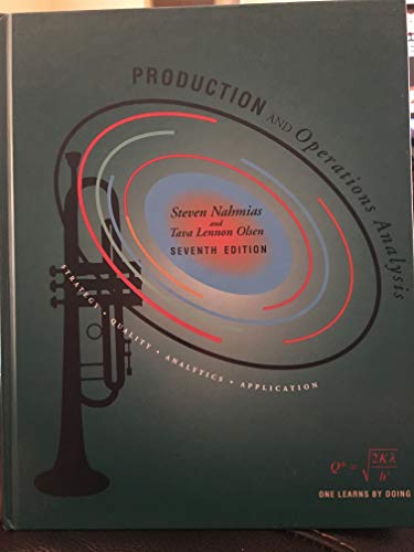 Production and Operations Analysis: Strategy - Quality - Analytics - Application