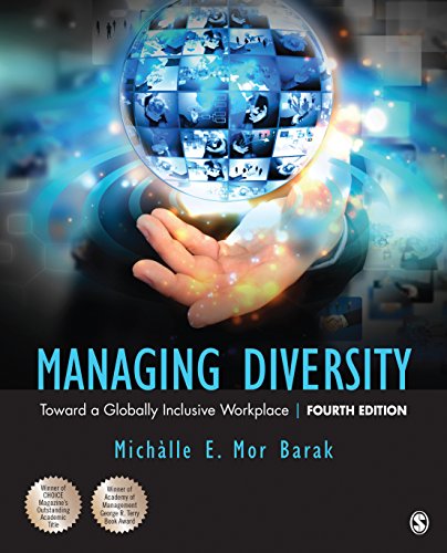 Cover of Managing Diversity: Toward a Globally Inclusive Workplace by Mor Barak, Michalle E., paperback Book