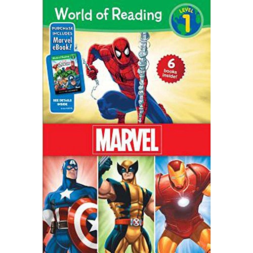 World of Reading Marvel Boxed Set: Level 1 | Purchase Includes Marvel eBook!