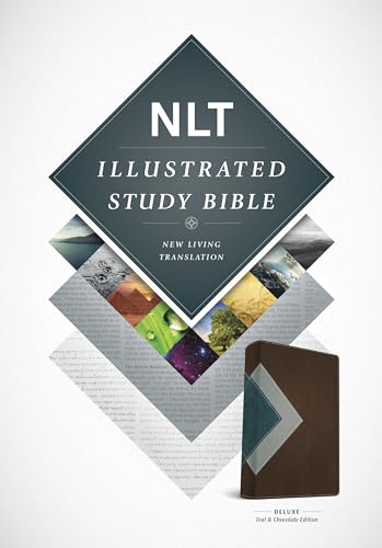 Illustrated Study Bible NLT, TuTone (LeatherLike, Teal/Chocolate)