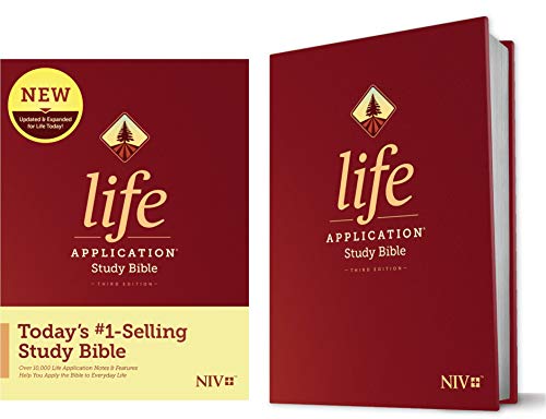 NIV Life Application Study Bible, Third Edition (Hardcover) Tyndale NIV Bible with Updated Notes and Features, Full Text New International Version