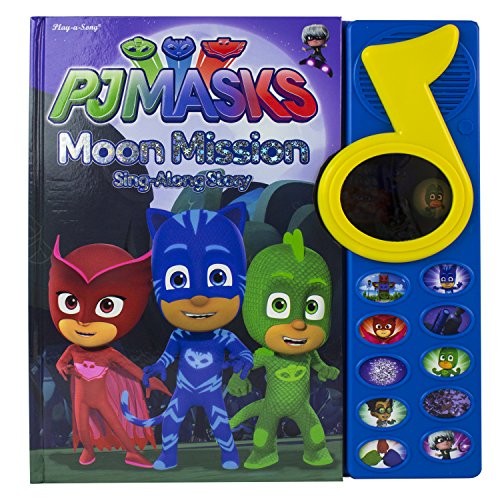 PJ Masks - Moon Mission Sing-Along Story Sound Book with Mirror - Play-a-Song - PI Kids