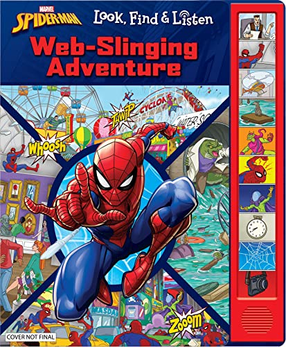 Marvel Spider-man - Web-Slinging Adventure Sound Book - Look, Find & Listen - PI Kids (Look and Find)
