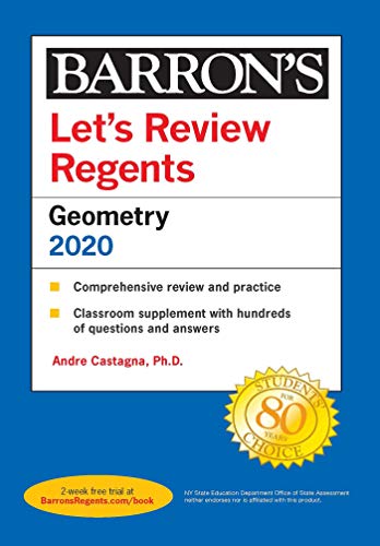 Let's Review Regents: Geometry 2020 (Barron's Regents NY)