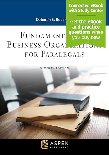 Fundamentals of Business Organizations for Paralegals 7E [Connected eBook] (Paralegal Series)