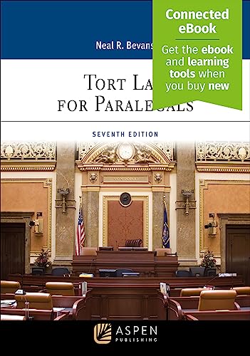 Tort Law for Paralegals (Aspen Paralegal Series)