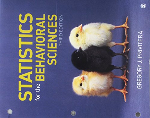 Statistics for the Behavioral Sciences
