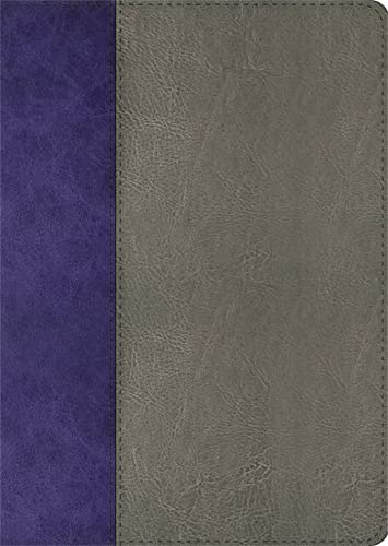 The Jeremiah Study Bible, NKJV: Gray and Purple LeatherLuxe Limited Edition: What It Says. What It Means. What It Means For You.