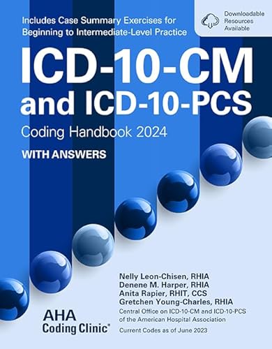 ICD-10-CM and Icd-10-pcs Coding Handbook, With Answers, 2024