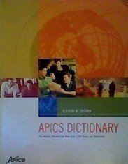 APICS Dictionary: The Industry Standard for More than 3,500 Terms and Definitions, 11th Edition