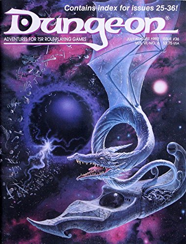 Dungeon Magazine: Adventures for TSR Role-Playing Games, Issue 36 (July-August, 1992)