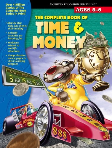 Cover of Complete Book of Time & Money, Grades K - 2 by American Education Publishing, paperback Book
