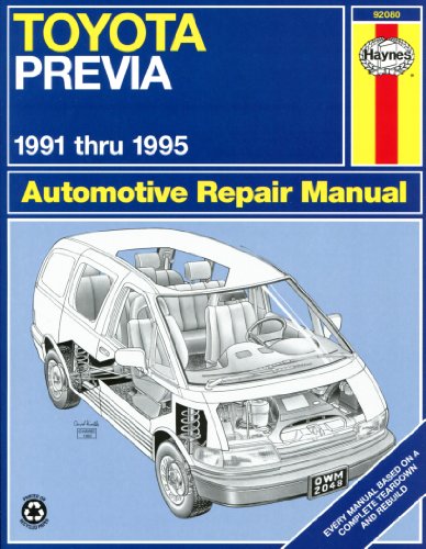Toyota Previa Van '91'95 (Haynes Repair Manuals)